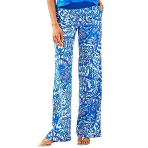 Lilly Pulitzer Blue and White Patterned Pants